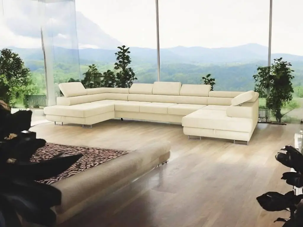 Ecksofa mit Schlaffunktion Big PASTI U-Form, Sofa Couch mit