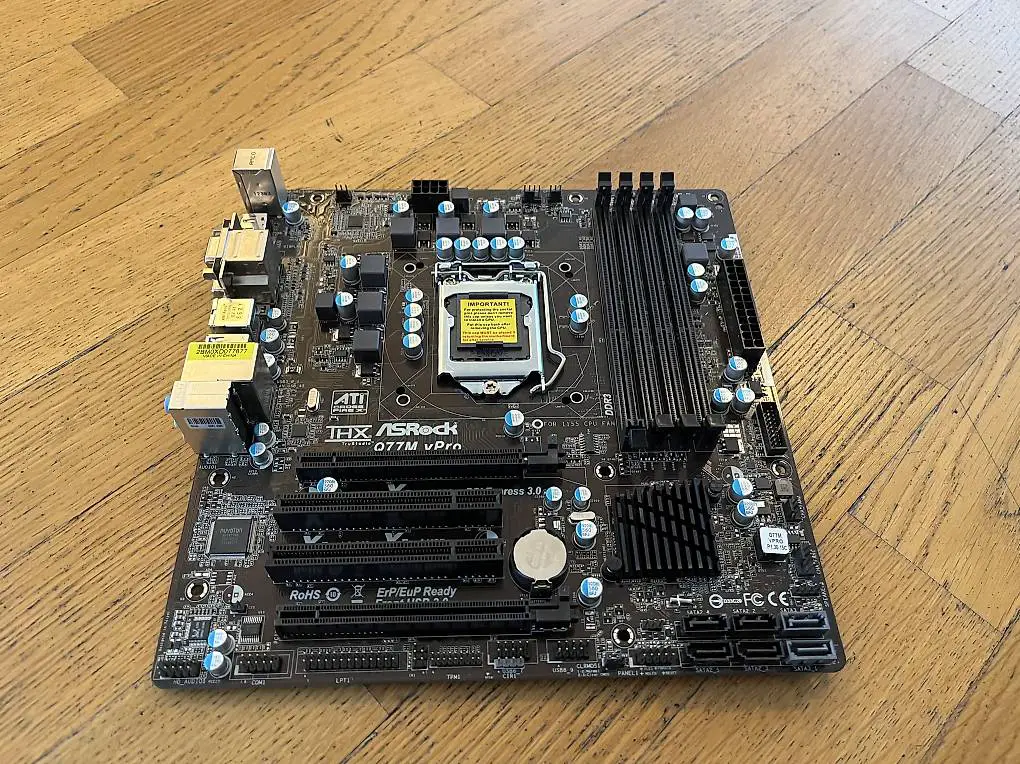 Mainboard ASRock Q77M vPro Neu