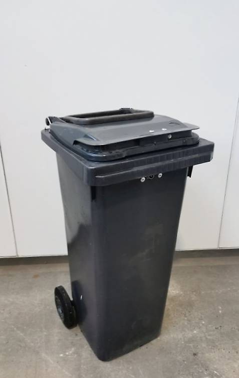 Container Müllbehälter Kunststoff mit Einwurfloch