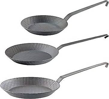 Schmiedeeiserne Pfanne: 3er-Set