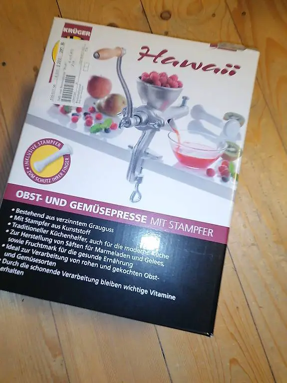 Saftpresse für weizegras Beeren unsw.