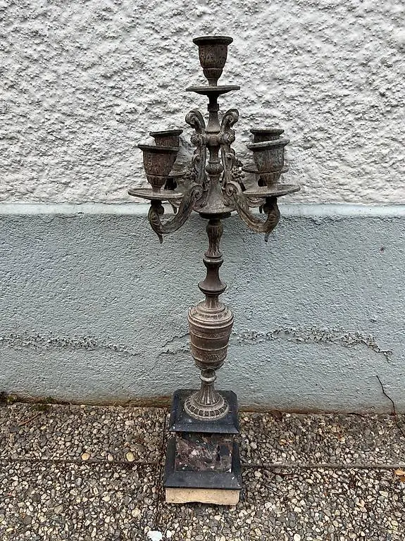 Kerzenständer antik um 1880 zum Restaurieren