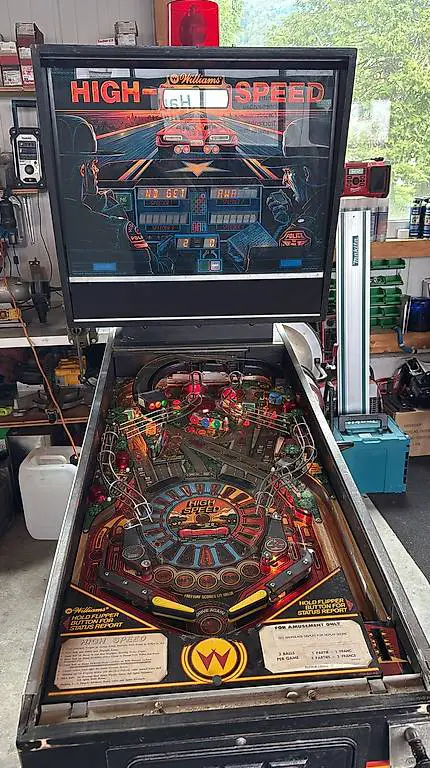 Flipperautomat Williams High Speed Spielhallen Legende s