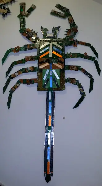 Skorpion und Krebs + Spinne