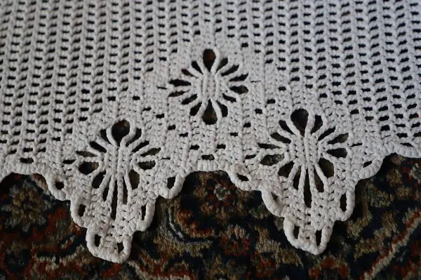 Alte Häkel Spitzenbordüre