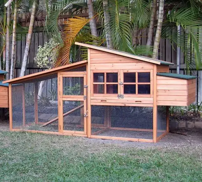 isolierter hasenstall massiv hühnerstall 4-6 tiere neu
