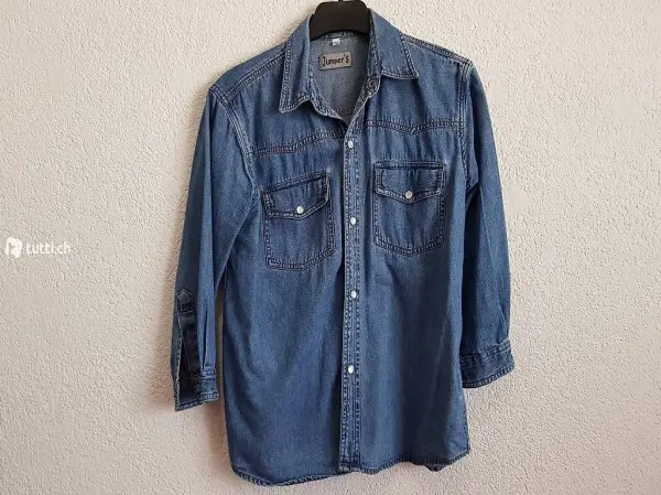 Jeansjacke / Jeanshemd Gr. 152