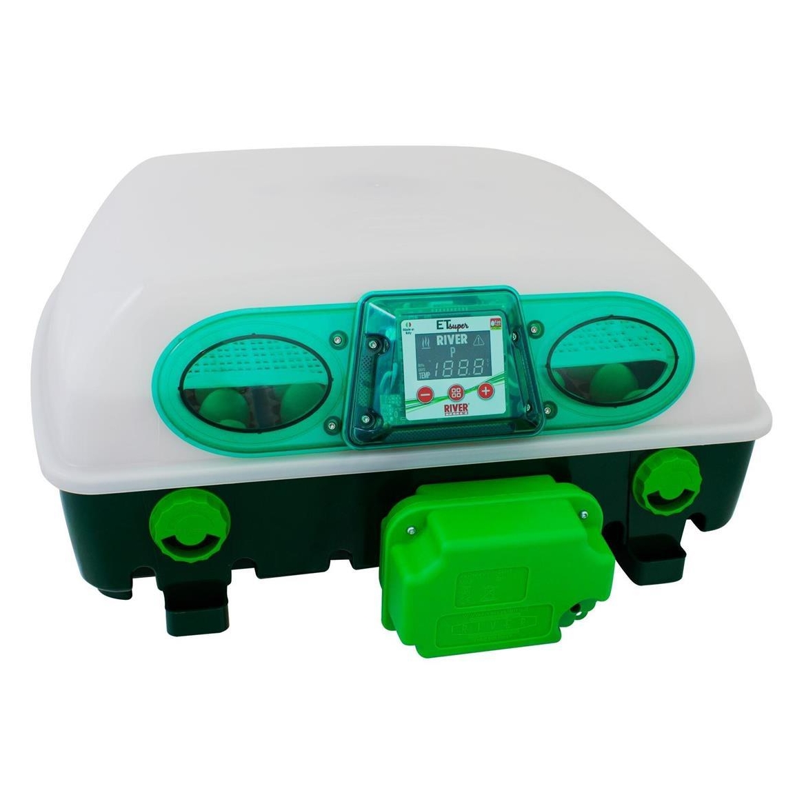 River ET Super Inkubator, Brutapparat für 49 Eier, neustes Modell