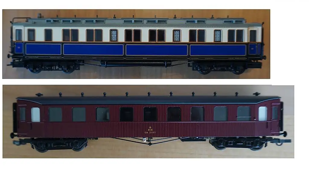 Seltene Trix & Hobbytrade Schnellzugwagen - BITTE TEXT LESEN