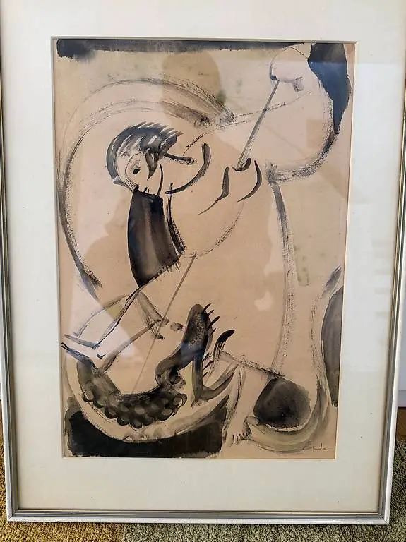 Grafiken Skizzen Original Emil Wachter