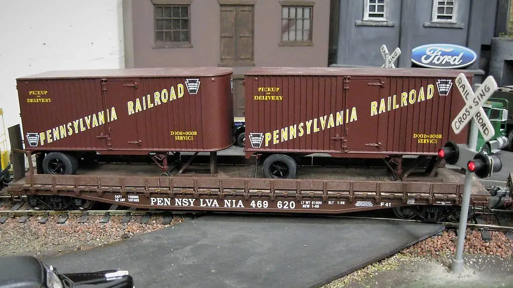 Spur 0 2-Leiter Lionel 6-27538 Flat car 2 Sattel-Auflieger