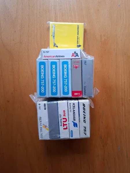 Schabak Boeing 757 Set 12tlg. (Rarität)