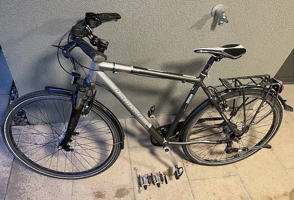 Kalkhoff Trekkingrad in Anthrazit, Grösse 55, Nabenschaltung