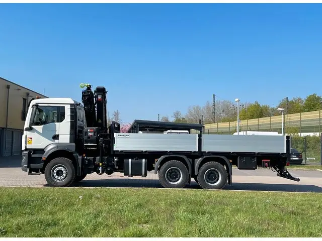 MAN, MAN TGS 33.440 6x4 HIAB 228-6, Pick-up original Pritsche