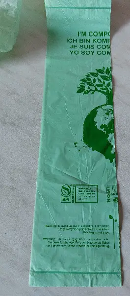 199 Stk. Kompostierbare Abfallsäcke, 36 x 35 cm, 5-6L