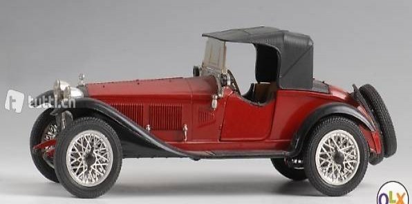 Alfa Romeo Alfetta TG4 1750 Modellauto dunkelrot 1:16