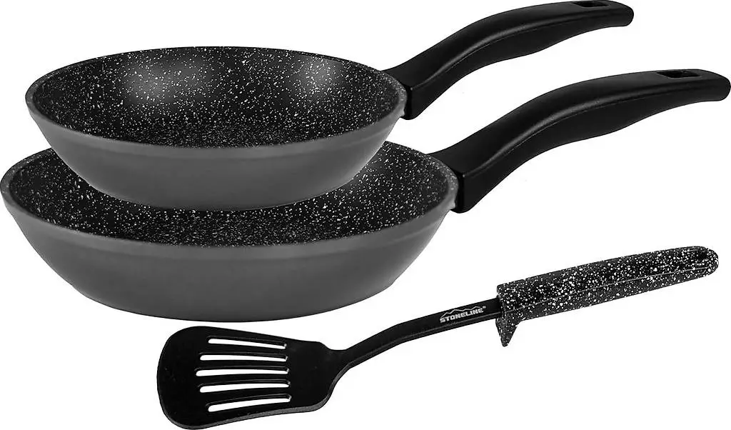 Stoneline Sempre Pfannenset 3 teilig, 20/28 cm, mit Pfannenw