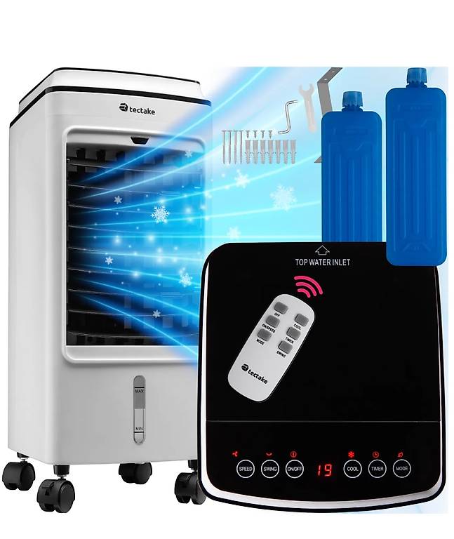 Klimagerät Notos mobil, mit drehbaren Lamellen