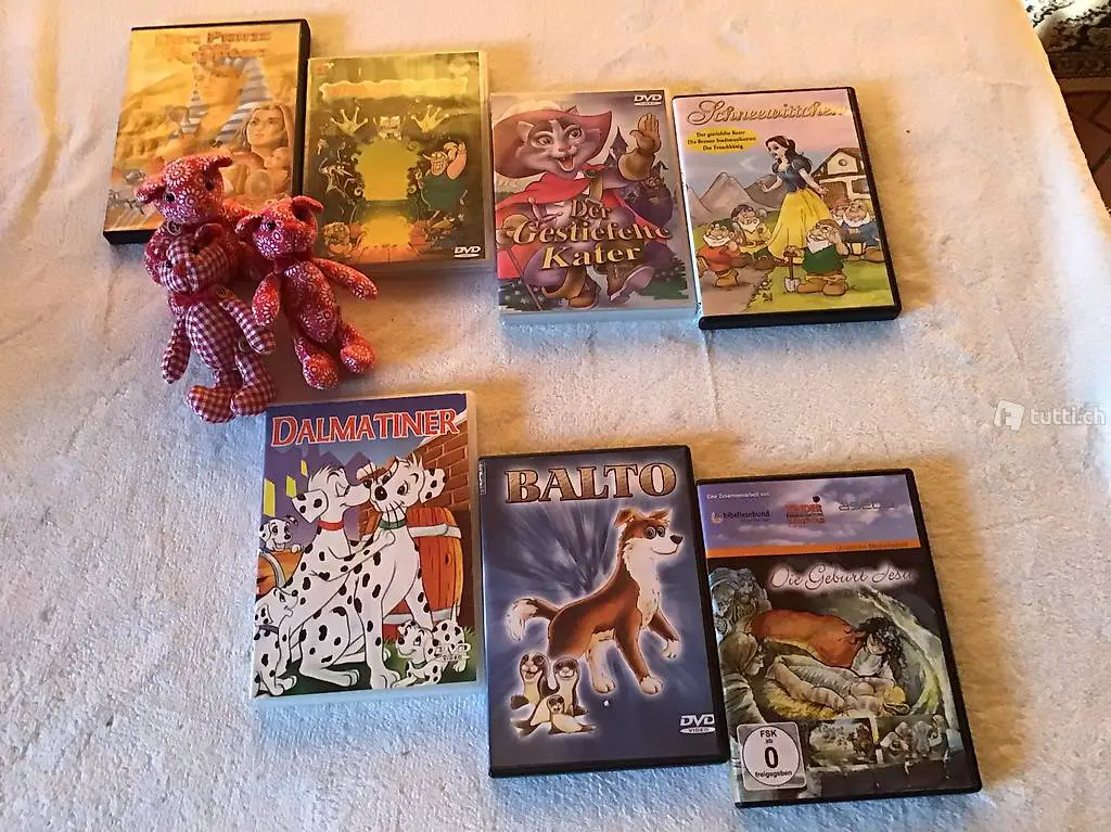 Diverse Kinder DVDs, neuwertig, Stückpreis
