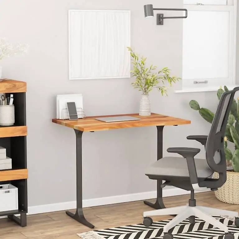 Schreibtischplatte 80x60x2,5 cm Rechteckig Massivholz A