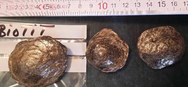 Biotitte Steine 3 Stk.