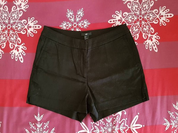 schwarze elegante Hotpants 38/ kurze Hosen H&M