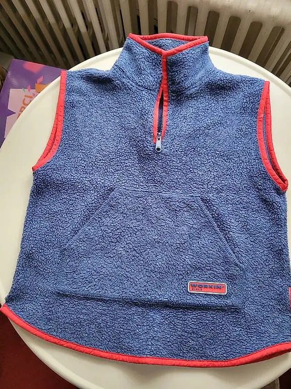 Kinder Ärmellos Sweatpullover, Gr. 140/146
