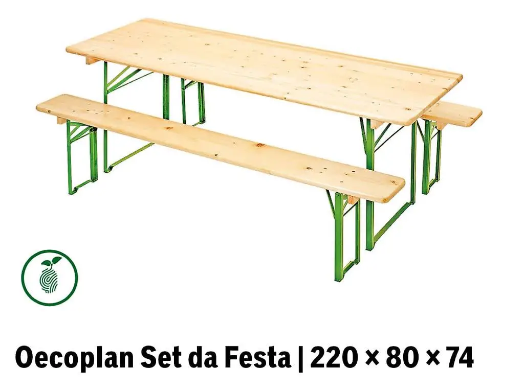 Tavolo e panchine da pic nic