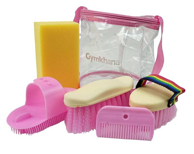 6 teiliges Pflegeset für Pferde - Mädchen mögen es