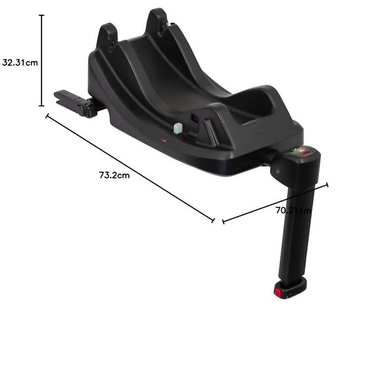 GRACO IsoFamily i-Size ISOFIX Autositzunterlage, Schwarz