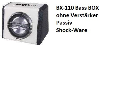 shock - ware bass lautsprecher box bx-110 - 66 1200