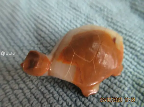  Schildkröte Marmor, Setzkasten Figur