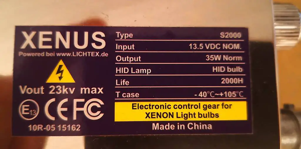 Xenon Vorschaltgerät (z. B. für Skoda Fabia RS)