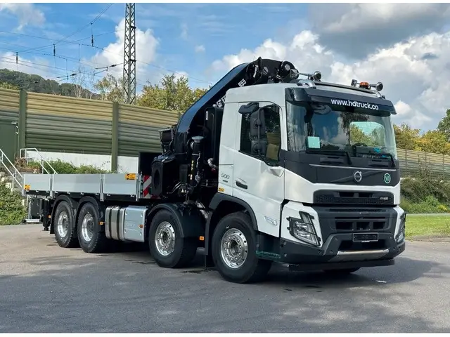 VOLVO, Volvo FMX 500 8x4 EFFER 955-8s + Jib 6s, Pick-up original Pritsche