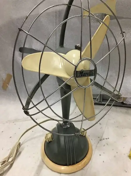 Marelli O-254 Tisch Ventilator Vintage Design 50er Jahre