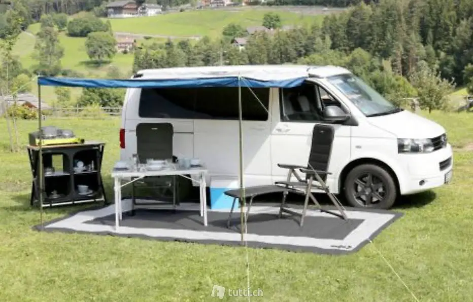  Zeltteppich Brunner Balmat Premium, grau/weiss, 4 x 3 m