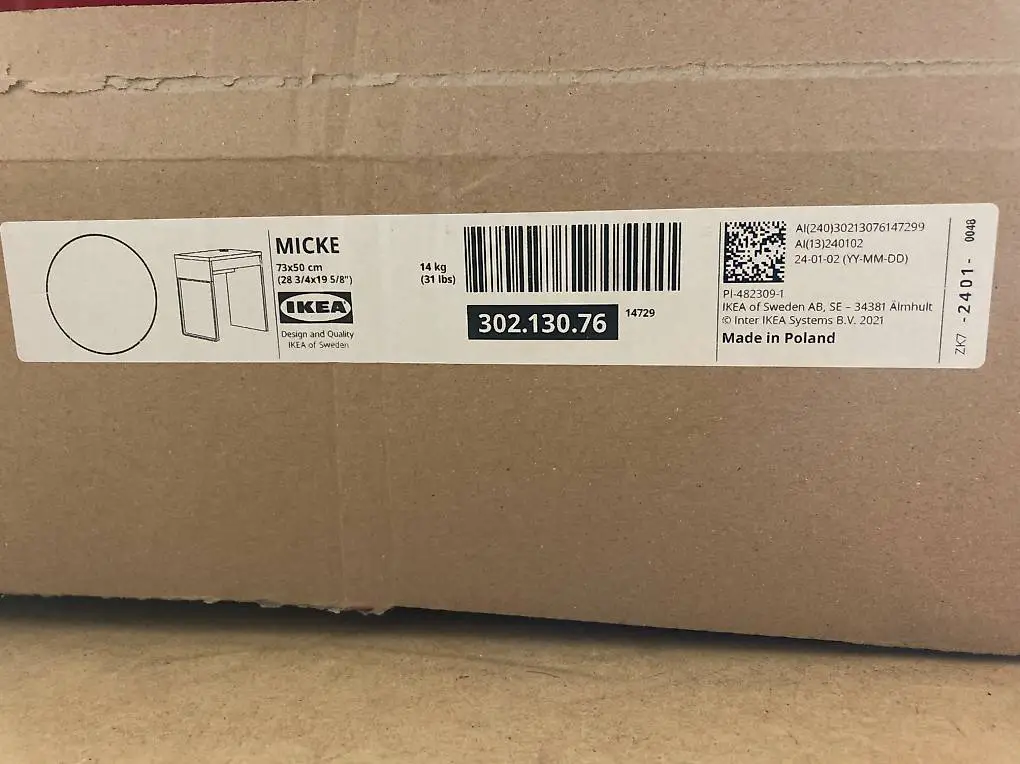 Ikea Micke Schreibtisch neu