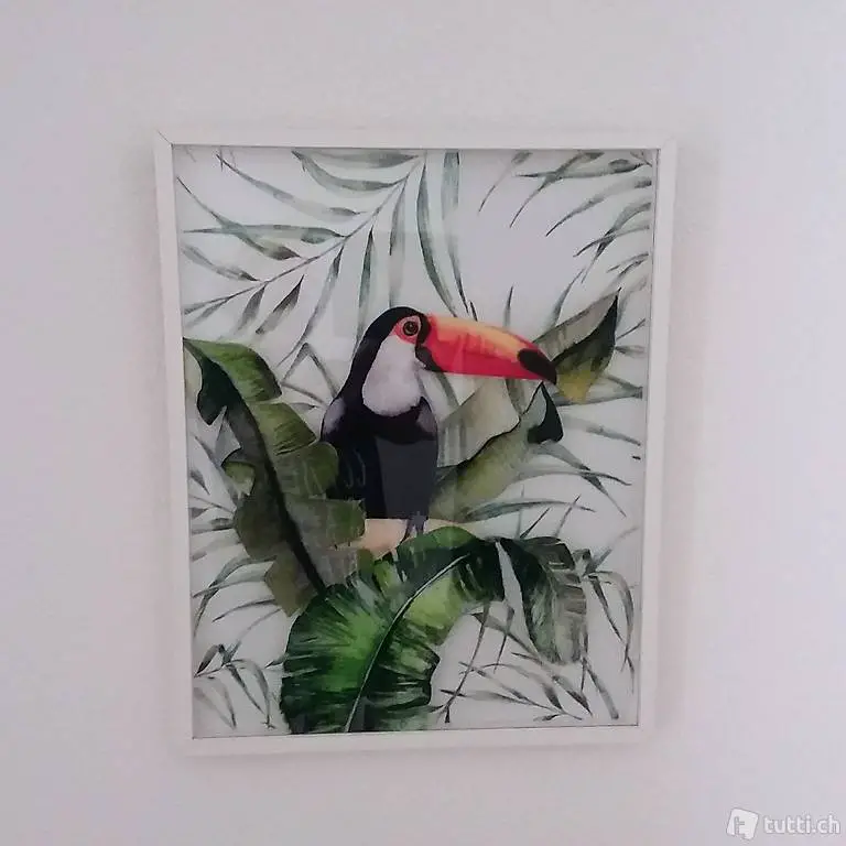 Bild Trendy 3-D Bild Wandbild Deko Tropical