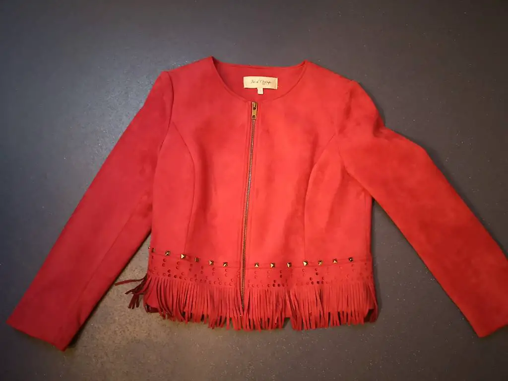 Jus d"orange Lederimitat Jacke neuwertig L