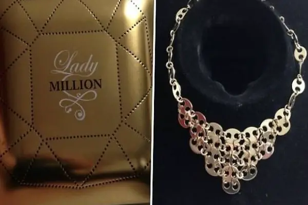 NEU Kette Lady Million, wunderschönes Geschenk mit Box