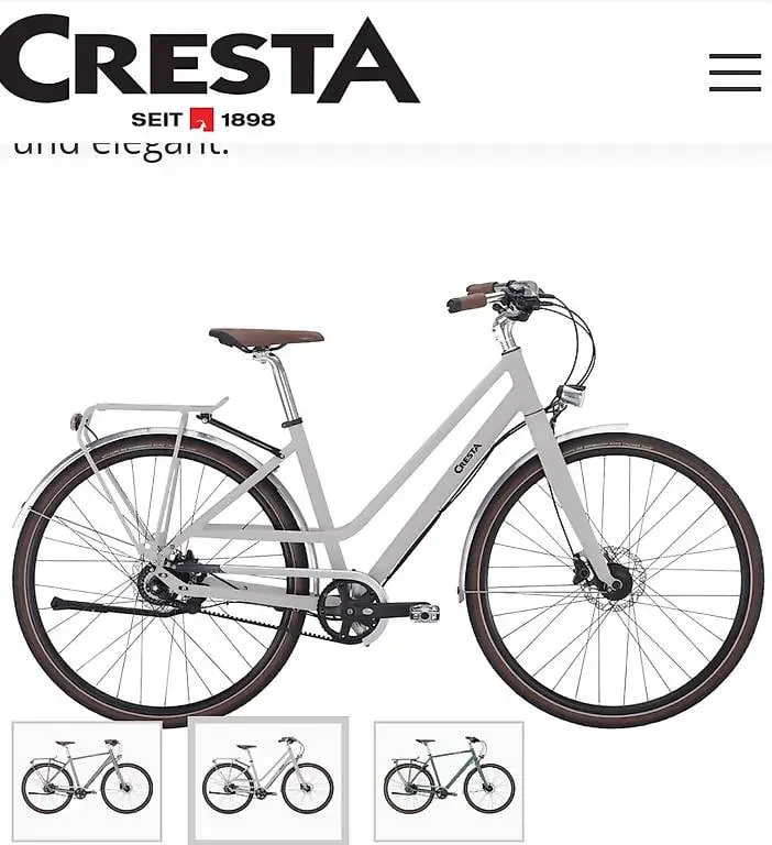 Cresta Largo Alto 2024 Trapez Fahrrad Velo City bike