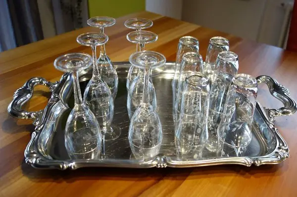 Gläser antik, vintage, 2 x 6 Stk. vintage