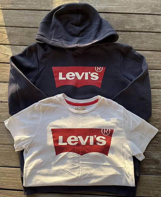 Levis Kaputzenpullover & T-Shirt Gr. 146-152