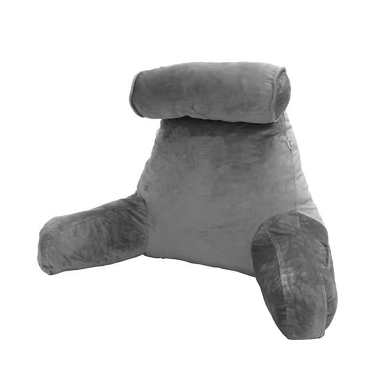 Lesekissen Rückenkissen grau