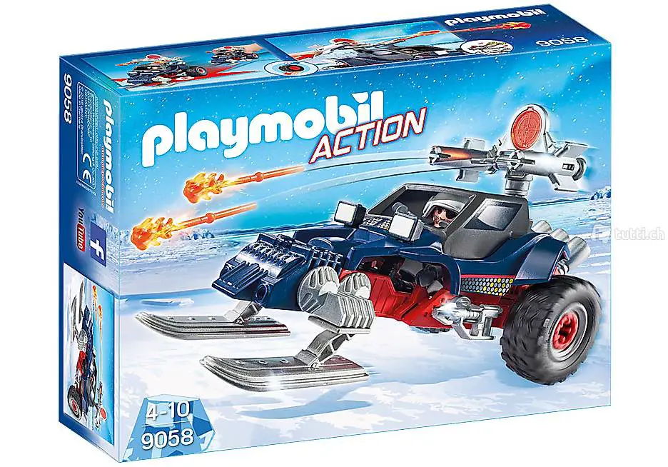  Spielzeug von Playmobil Polar Ranger Eispiraten Racer 9058