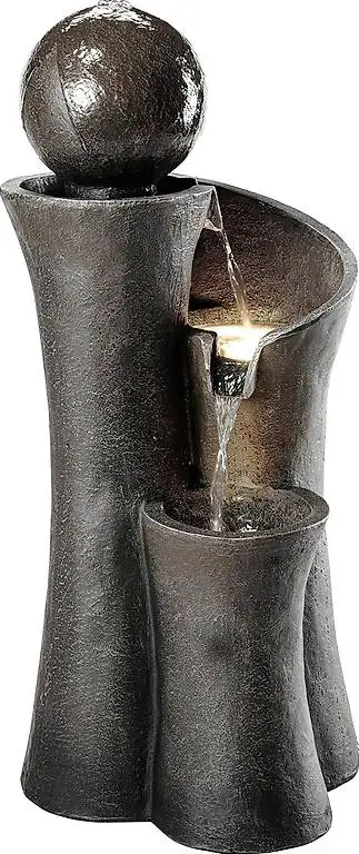 Dehner Gartenbrunnen Acapulco mit LED Beleuchtung, ca. 100 x