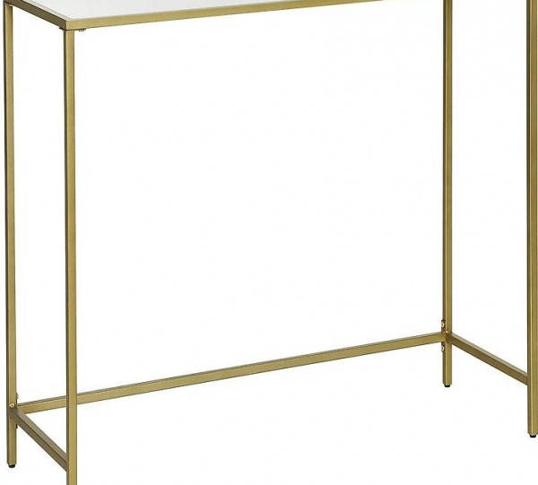  Konsolentisch, Beistelltisch aus Hartglas