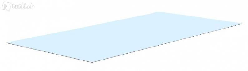 Glasplatte 1800x800 für Tisch oder Wand