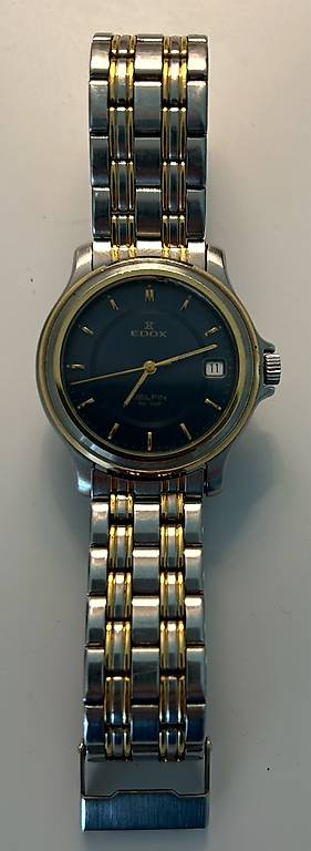 Edox Swiss Made Uhr, wasserdicht, sehr gutem Zustand, Vintage