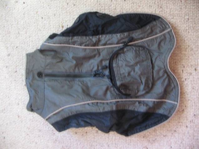 Hunde Regen Mänteli authentic Rogz gear 28 cm grün schwarz